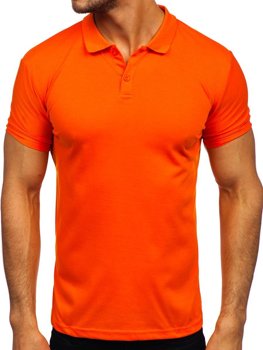 Bolf Herren Poloshirt Orange  GD02