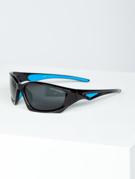 Bolf Sonnenbrille Schwarz-Blau  MIAMI4