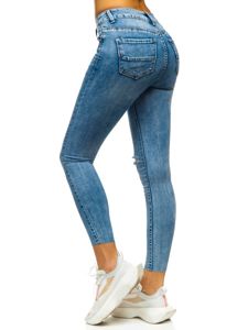 Bolf Damen Jeanshose Skinny Blau  S3336