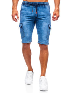 Bolf Herren Kurze Hose Jeans Shorts Cargohose Dunkelblau  HY857