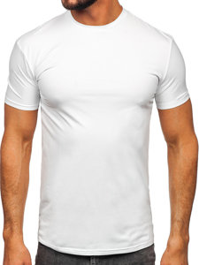 Bolf Herren T-Shirt Weiß  MT3001