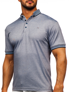 Herren Poloshirt Blau Bolf 2006